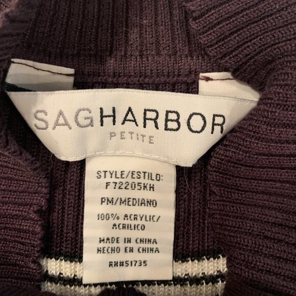 Sag Harbor Petite Short Sleeve Knit - Picture 3 of 5